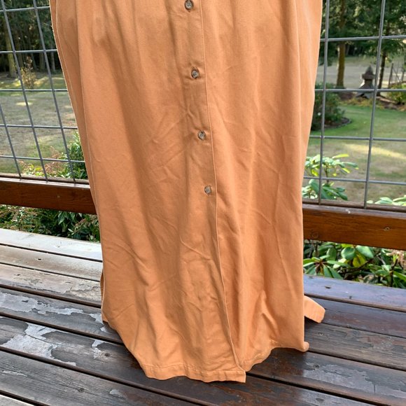 Bridgewater Taupe Sleeveless Button Front Maxi Dress - Picture 3 of 7